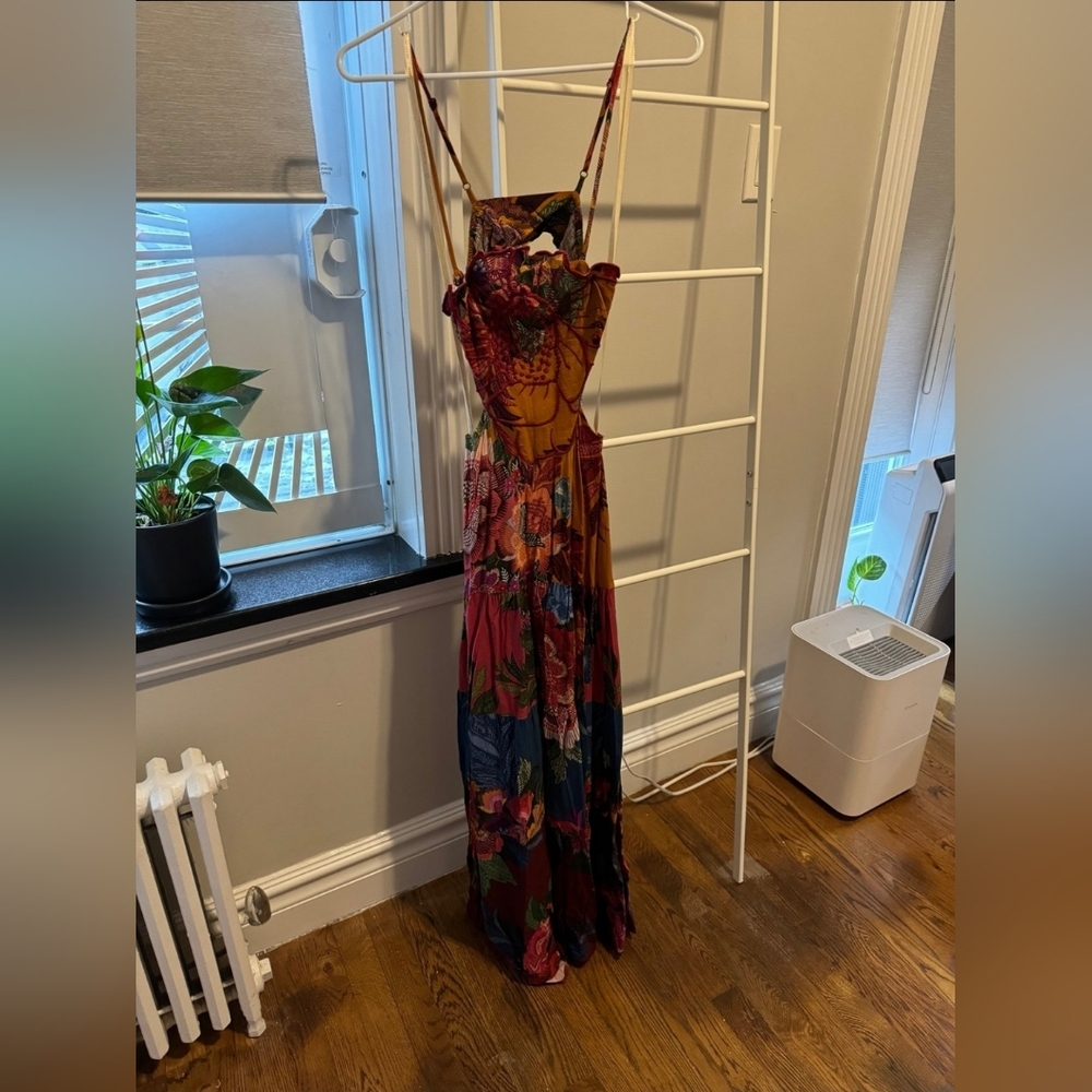 Farm Rio Floral Multicolor Maxi Dress